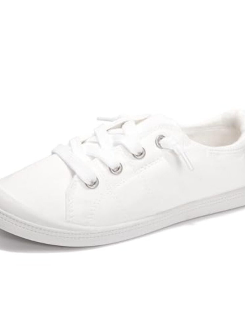 Women's Canvas Slip On Sneakers Casual Comfort Walking Flats
